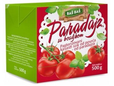 NEKTAR PARADAJZ SA BOSILJKOM BAŠ BAŠ 500G