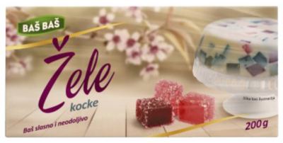ŽELE KOCKE BAŠ BAŠ 200G