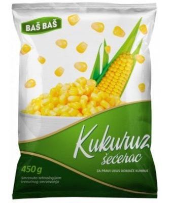 SMRZNUTO POVRĆE KUKURUZ ŠEĆERAC BAŠ BAŠ 450G
