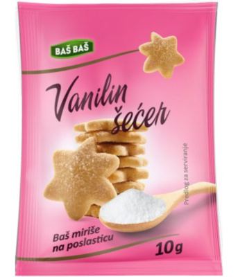 VANILIN ŠEĆER BAŠ BAŠ 10G