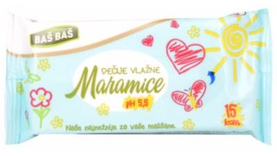 VLAŽNE MARAMICE BABY BAŠ BAŠ 15/1