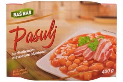 PASULJ SA DIMLJENOM SLANINOM BAŠ BAŠ 400G