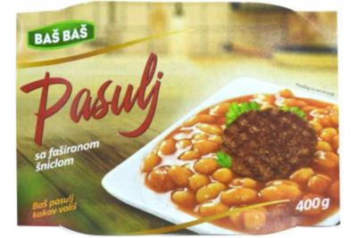 PASULJ SA FAŠIRANOM ŠNICLOM BAŠ BAŠ 400G