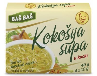 SUPA U KOCKI KOKOŠIJA BAŠ BAŠ 4X10G