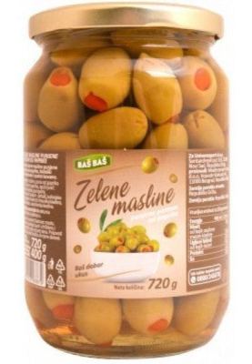 MASLINE ZELENE SA PAPRIKOM BAŠ BAŠ 720G