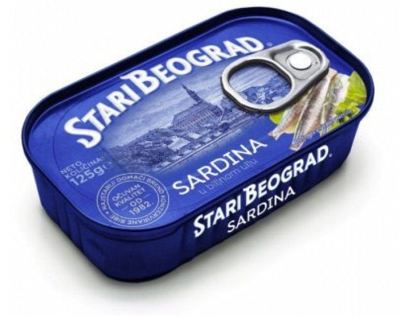 SARDINE U ULJU STARI BEOGRAD 125G