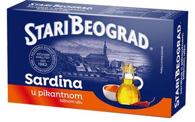 SARDINA U PIKANTN. BILJNOM ULJU 100G STARI BEOGRAd