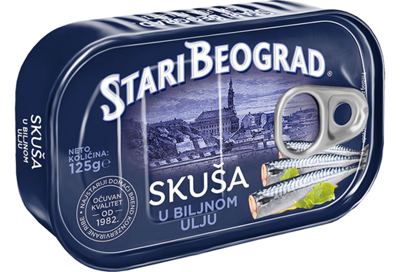 SKUSA STARI BEOGRAD U BILJNOM ULJU 125gr