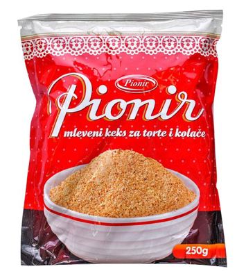 KEKS MLEVENI 250GR PIONIR