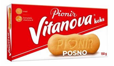 PIONIR VITANOVA POSNI KEKS 150G