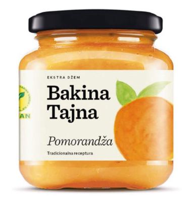 DŽEM OD POMORANDŽE EKSTRA 670G BAKINA TAJNA