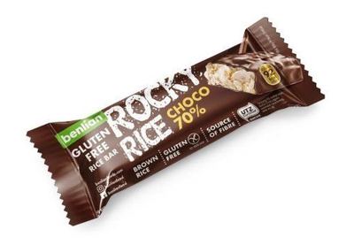 BAR BEZ GLUTENA ROCKY RICE CHOCO 70% BENLIAN 18G