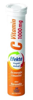 ŠUMEĆE TABLETE VITAMIN C 1000MG EFEKTA 20/1