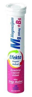 ŠUMEĆE TABLETE MAGNEZIJUM + B6 EFEKTA 20/1