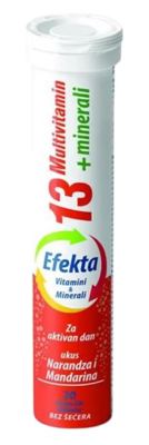 ŠUMEĆE TABLETE MULTIVITAMIN+ MINERALI EFEKTA 20/1
