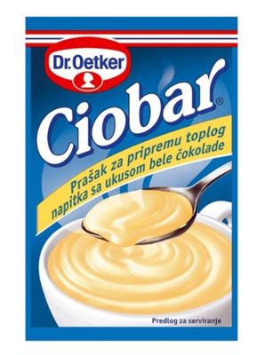 CIOBAR BELA TOPLA COKOLADA 25GR