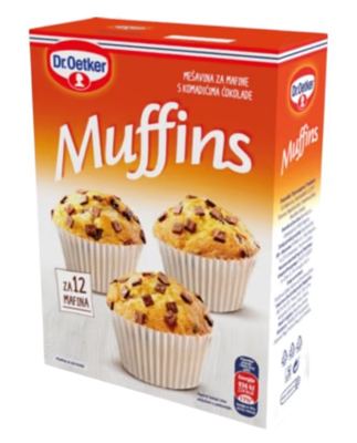 SMEŠA ZA KOLAČE MAFINI 360GR DR.OETKER