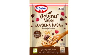 Natural vibes ov. kasa cok. malina 60g