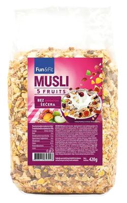 FLORIDA MUSLI SA 5 VRSTA VOCA 420GR