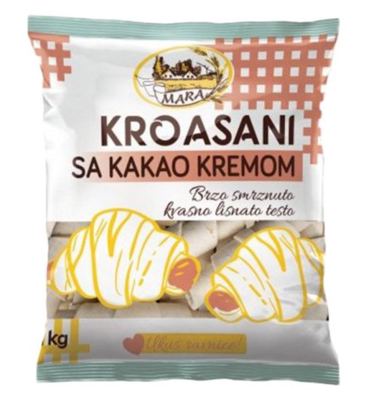 KROASANI SA KAKAO KREMOM 1KG MARA
