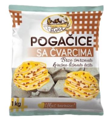 POGAČICE SA ČVARCIMA 1KG "MARA"