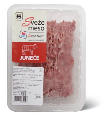 Junece usitnjeno meso I kat.Premia 450g