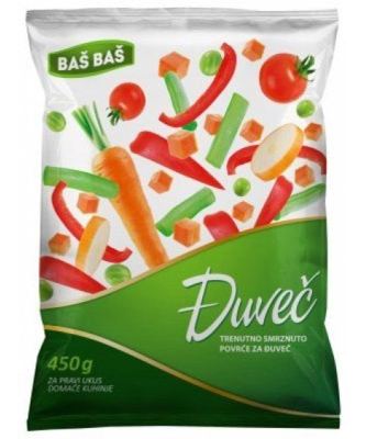 SMRZNUTO POVRĆE ĐUVEČ BAŠ BAŠ 450G