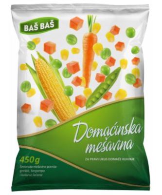 SMRZNUTO POVRĆE DOMAĆINSKA MEŠAVINA BAŠ BAŠ 450G