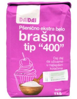 BRAŠNO PŠENIČNO TIP-400 MEKO DAJ DAJ 1KG