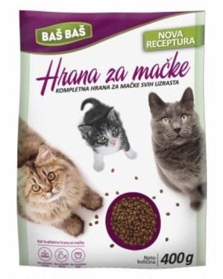 HRANA ZA MAČKE GRANULE BAŠ BAŠ 400G