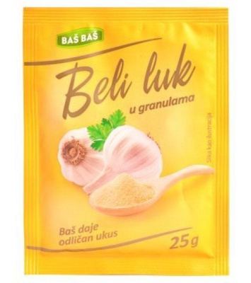 ZAČIN BELI LUK U GRANULAMA BAŠ BAŠ 25G