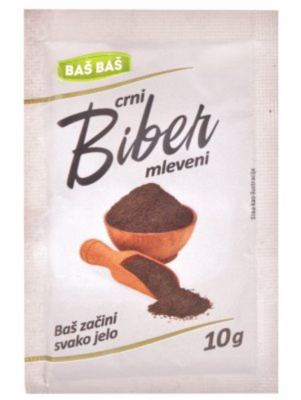 BIBER MLEVENI CRNI BAŠ BAŠ 10G