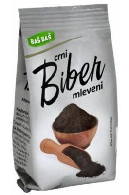 BIBER MLEVENI CRNI BAŠ BAŠ 50G