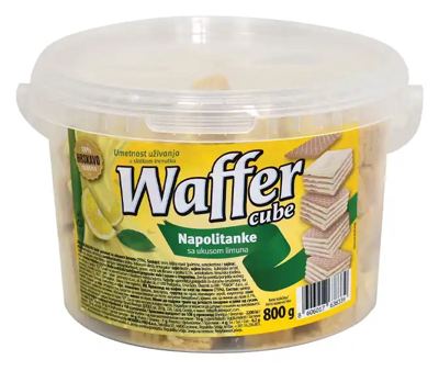 WAFFER KOCKA 800GR LIMUN MORAVKA***