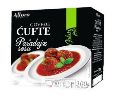 CUFTE GOVEDJE U PARADAJZ SOSU ALLORO 300G