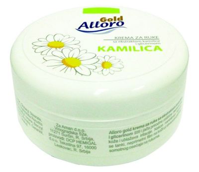KREMA ZA RUKE ALLORO GOLD KAMILICA I GLICERIN 200ML