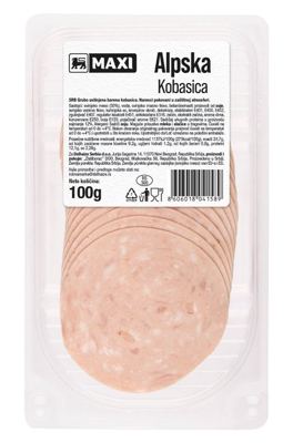 Alpska kobasica u zast.atm.Maxi 100g