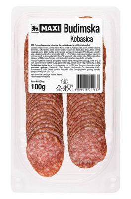 Budimska kobasica u zast.atm.Maxi 100g