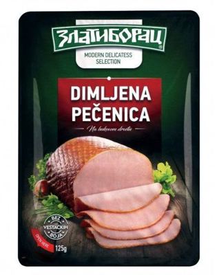 DIMLJENA PEČENICA SLAJS 125 G ZLATIBORAC