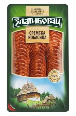 SREMSKA KOBASICA ZLATIBORAC ZAŠT.ATM. 100G