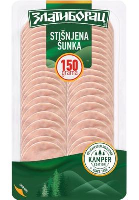 ŠUNKA STIŠNJENA SLAJS KAMPER ZLATIBORAC 150G