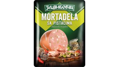 ZLATIBORAC MORTADELLA SA PISTACIMA SLICE 125G