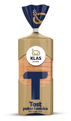 KLAS TOST PUTER I MLEKO 500G