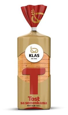KLAS TOST SA SEMENKAMA 500G