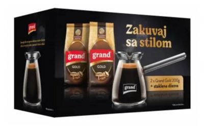 KAFA GOLD 2X200G+ST DŽEZVA GRAND