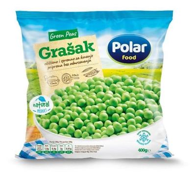 POVRĆE ZAMRZNUTO GRAŠAK 400G POLAR