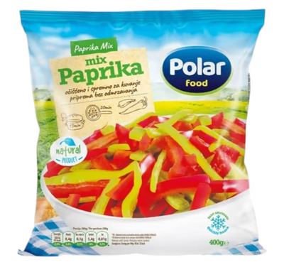 POVRĆE ZAMRZNUTO PAPRIKA MIX 400G POLAR