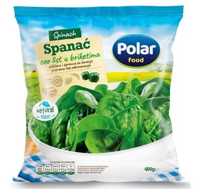 SPANAĆ U BRIKETU 400GR POLAR