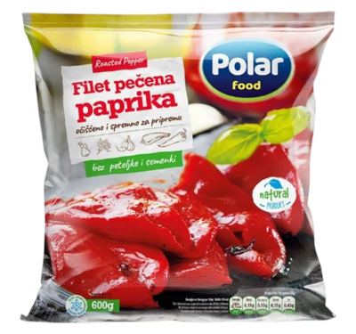 SMRZNUTO POVRĆE PAPRIKA PEČENE POLAR FOOD 600G