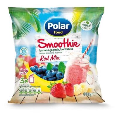VOĆE SMRZNUTO SMOOTHIE RED 300G POLAR